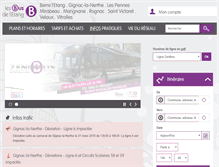 Tablet Screenshot of bus-de-letang.fr